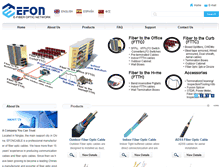 Tablet Screenshot of efoncable.com